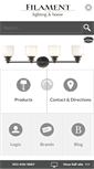 Mobile Screenshot of filamentlighting.com